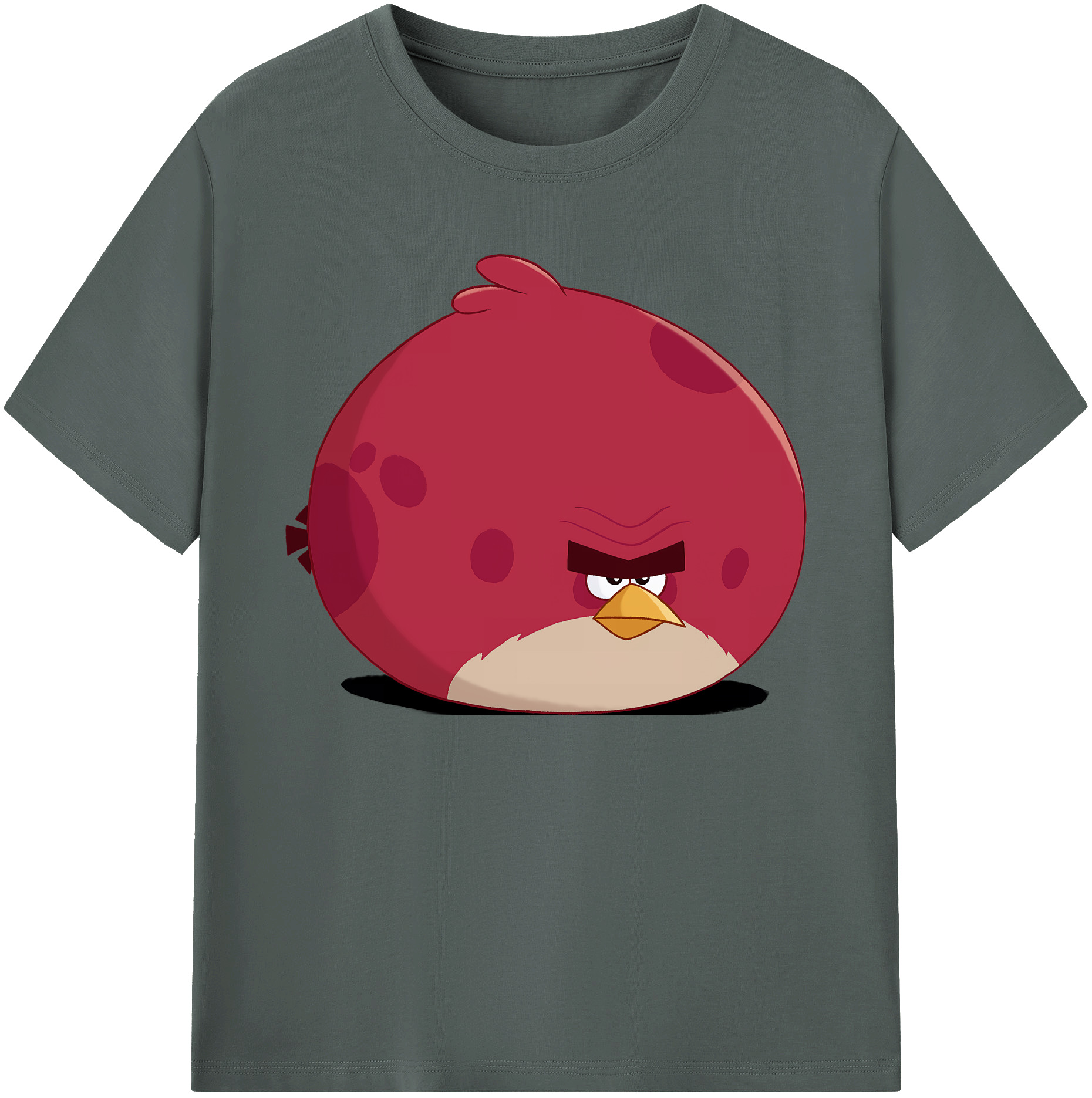 （画像用） Angry Birds アングリーバード 綿100％ メンズ半袖Tシャツ｜肌触りやわらか＆通気性